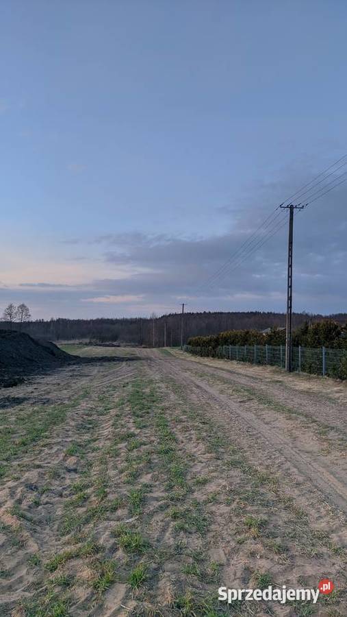 Działka budowlana 1167 m2 Tupadły gmina Wielgie