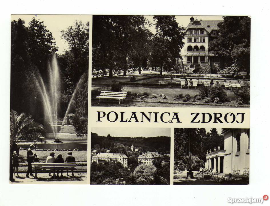 POLANICA ZDRÓJ POCZTÓWKA CZARNO BIAŁA