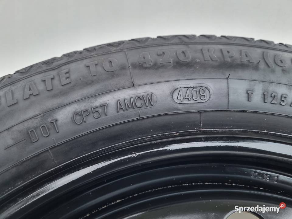 KOŁO DOJAZDOWE Volvo S80 II V70 III dojazdówka