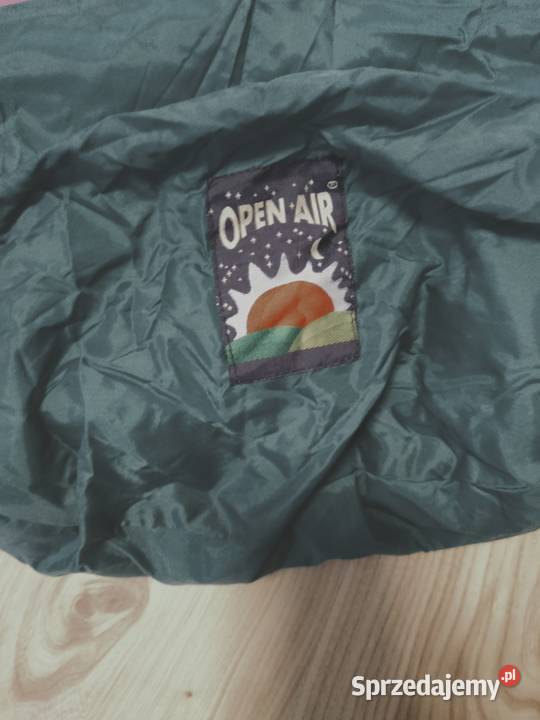 Śpiwór dziecięcy turystyczny OPEN AIR zielono Zamość