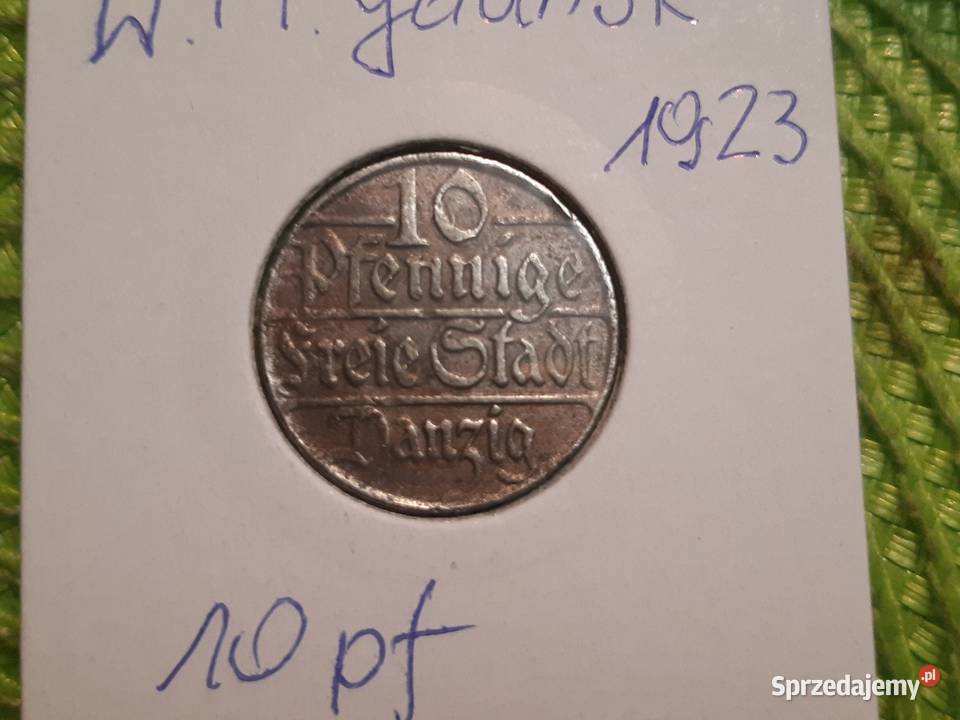moneta Wolnego Miasta Gdańsk z 1923r Kolekcje Łomża