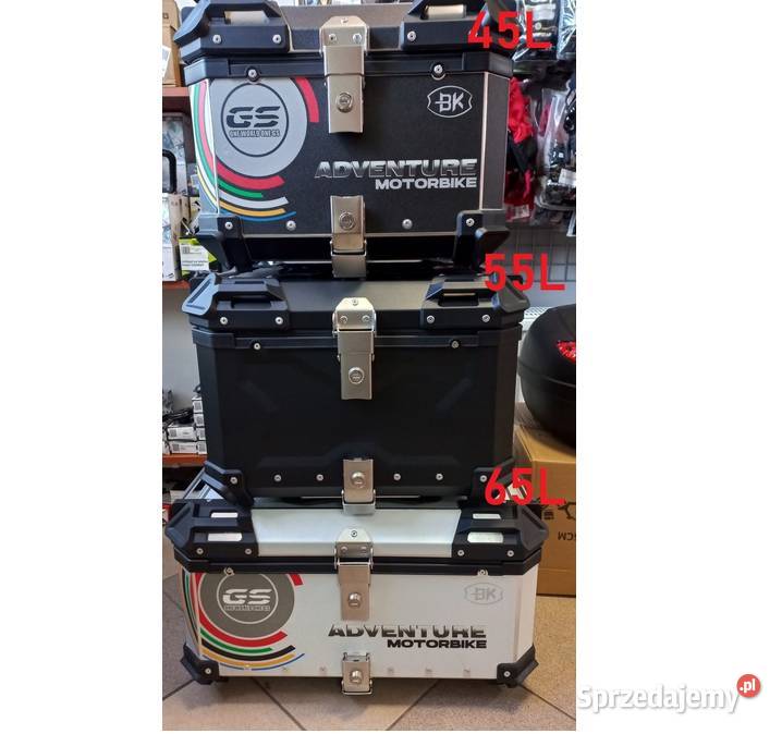 Kufer aluminiowy centralny 55 L do motocykla Sosnowiec