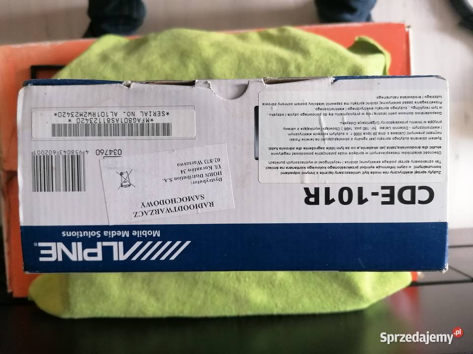 Radio ALPINE CDE101R sprzedam
