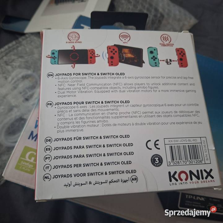 Nowe pady do Nintendo switch Czołna