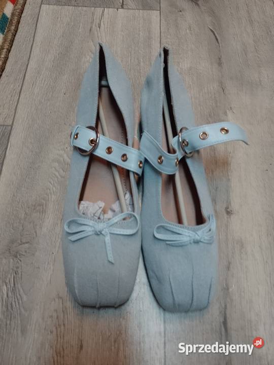 40 Dżinsowe baleriny niskie czółenka wieczorowe małopolskie