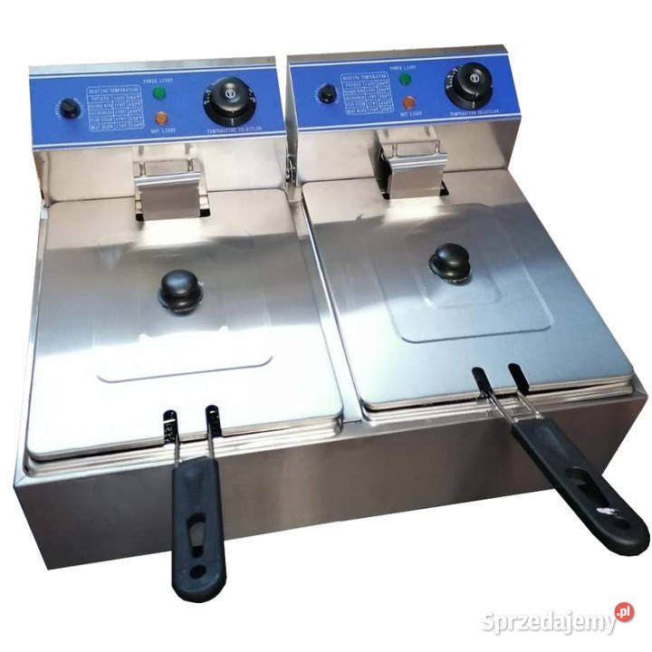 Frytkownica podwójna dwa termostaty 2x6 l oleju Częstochowa