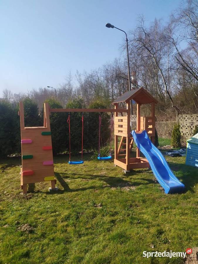Plac Zabaw Dzieci Zjeżdżalnia Piaskownica Trzebunia