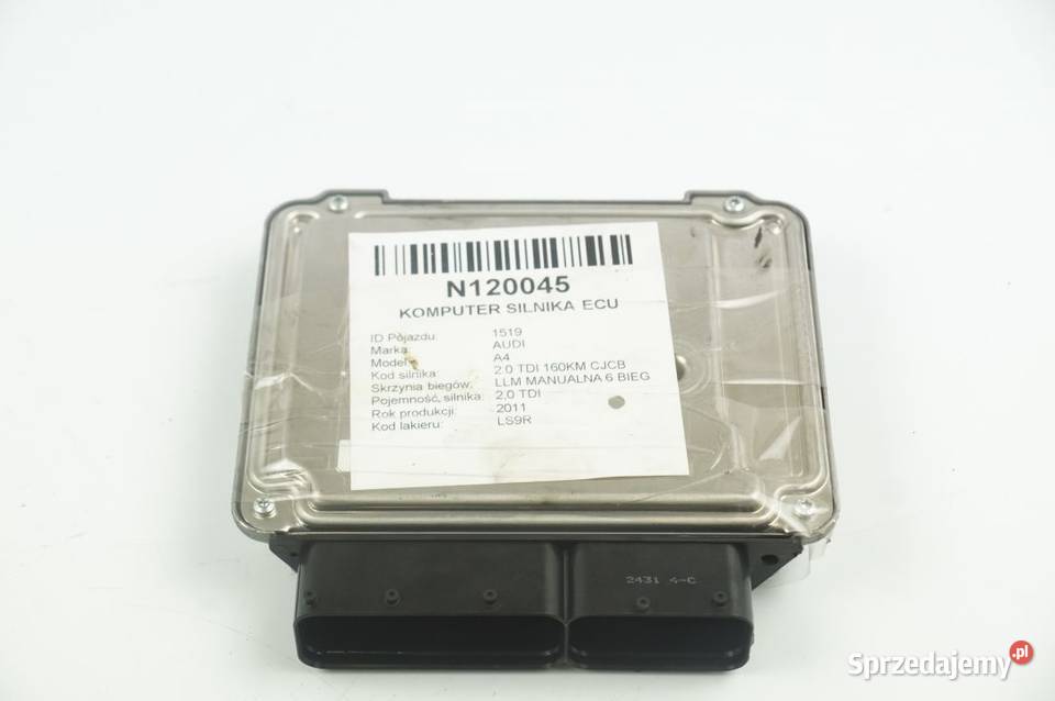 03L906018JR EDC17C46 A4 B8 KOMPUTER SILNIKA ECU Motoryzacja Lipno
