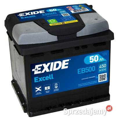 Akumulator Exide Excell 50Ah 450A EB500 EN Sanok