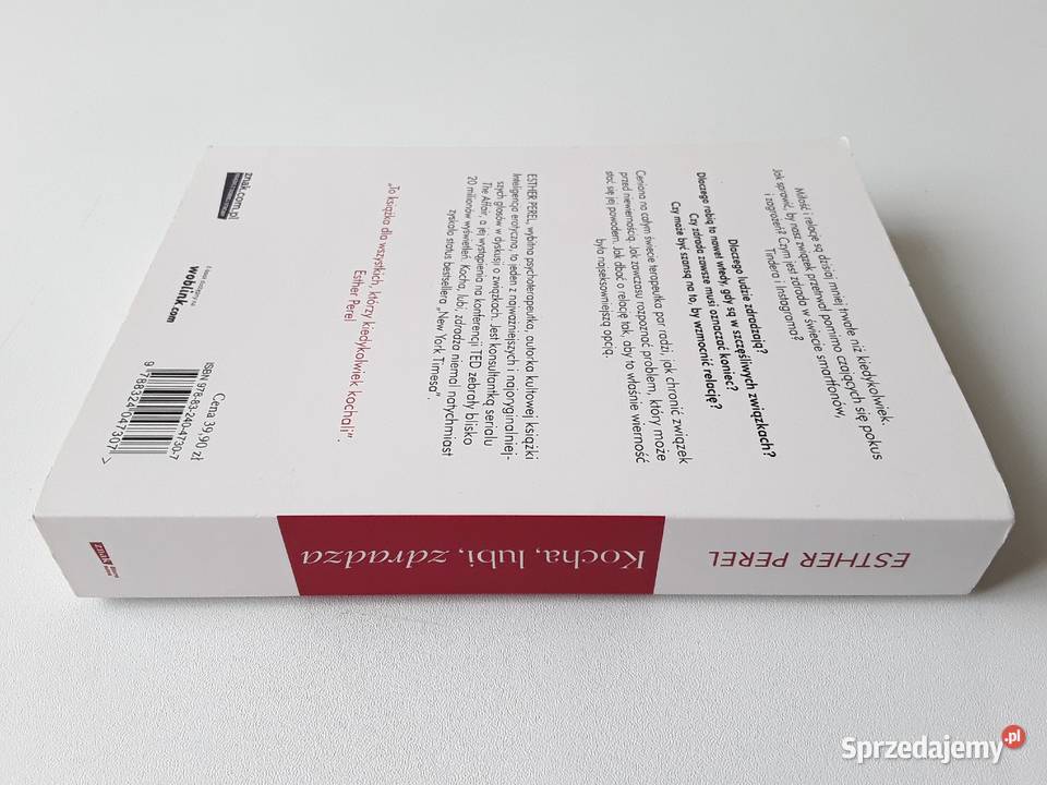 KOCHA LUBI ZDRADZA Esther Perel Poradniki, albumy i reportaże lubuskie Gorzów Wielkopolski