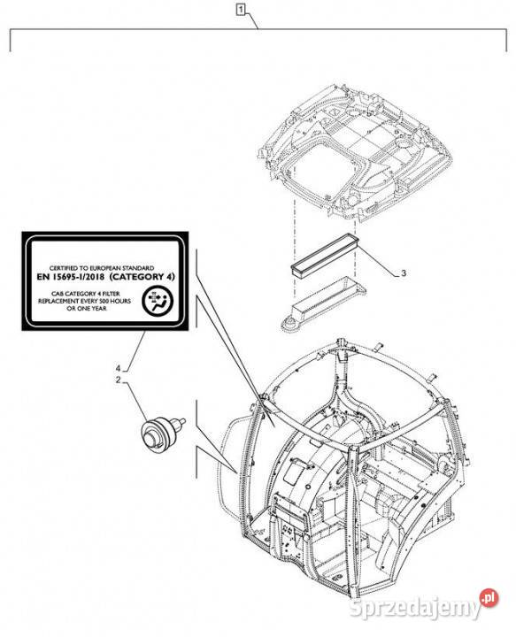 Holland T6090 Wskażnik 82033456 wielkopolskie Jastrzębniki