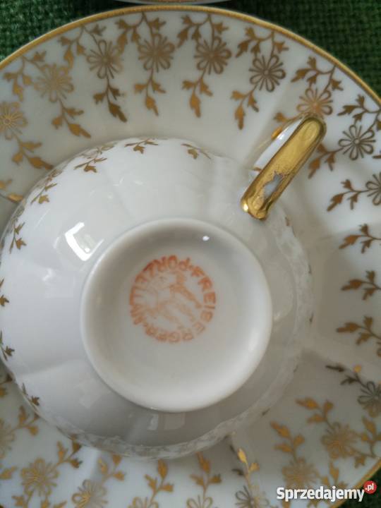 Porcelana Freiberger dwie filiżanki Gorlice sprzedam