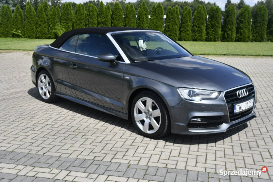 Audi A3 16tdi CabrioSlineSKóryXenonyDrive tempomat Kutno