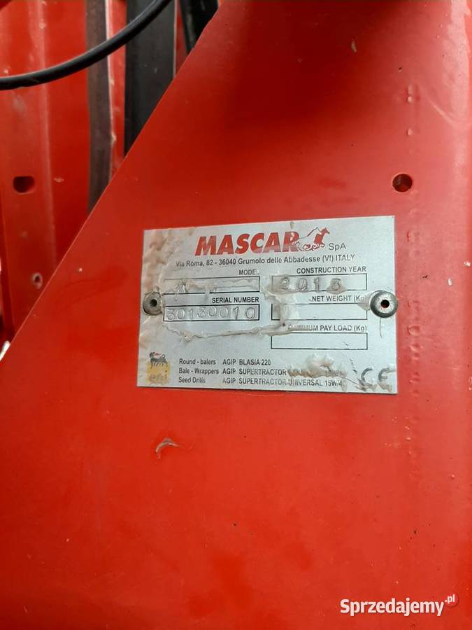 Siewnik do kukurydzy Mascar 6 rzędów Biszcza