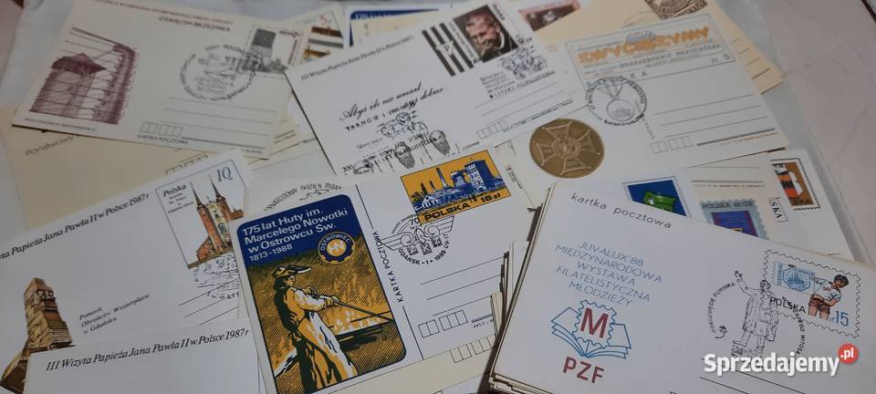 karty pocztowe 115 sztuk Warszawa