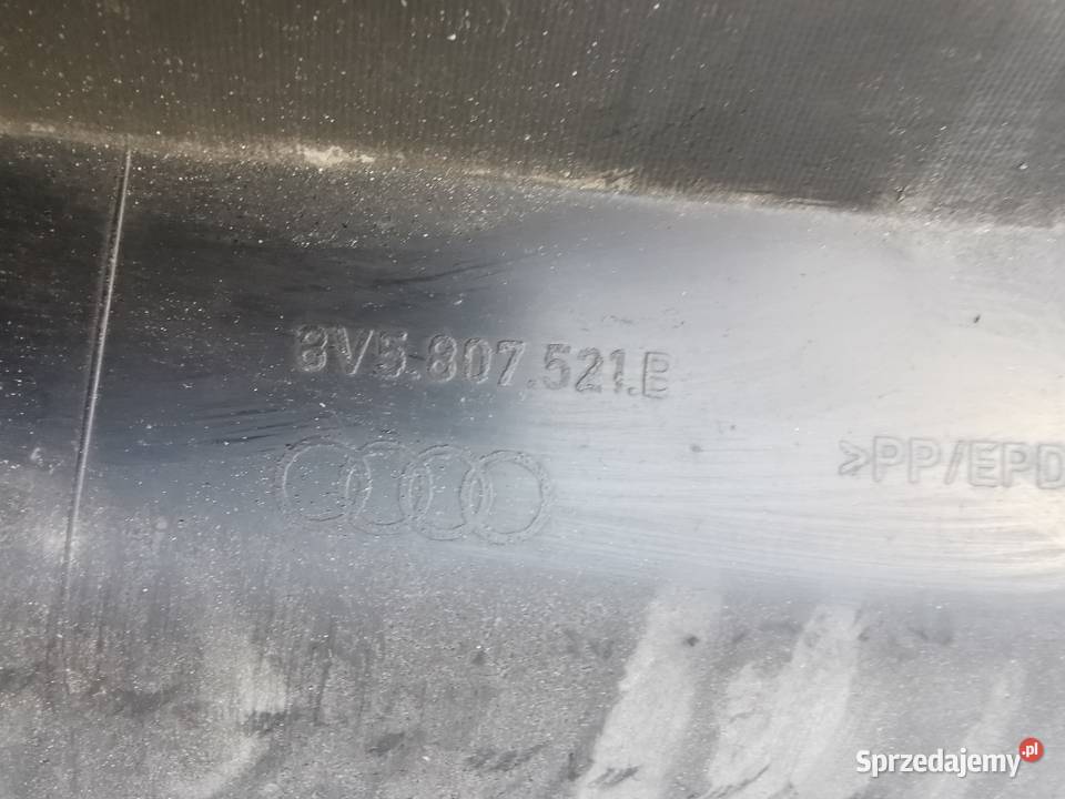 Spoiler dyfuzor zderzaka tył audi a3 8V5 sedan Międzychód
