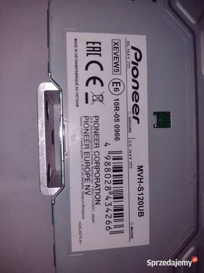 Radio samochodowe Pioneer MVH S120 UB Chojnice