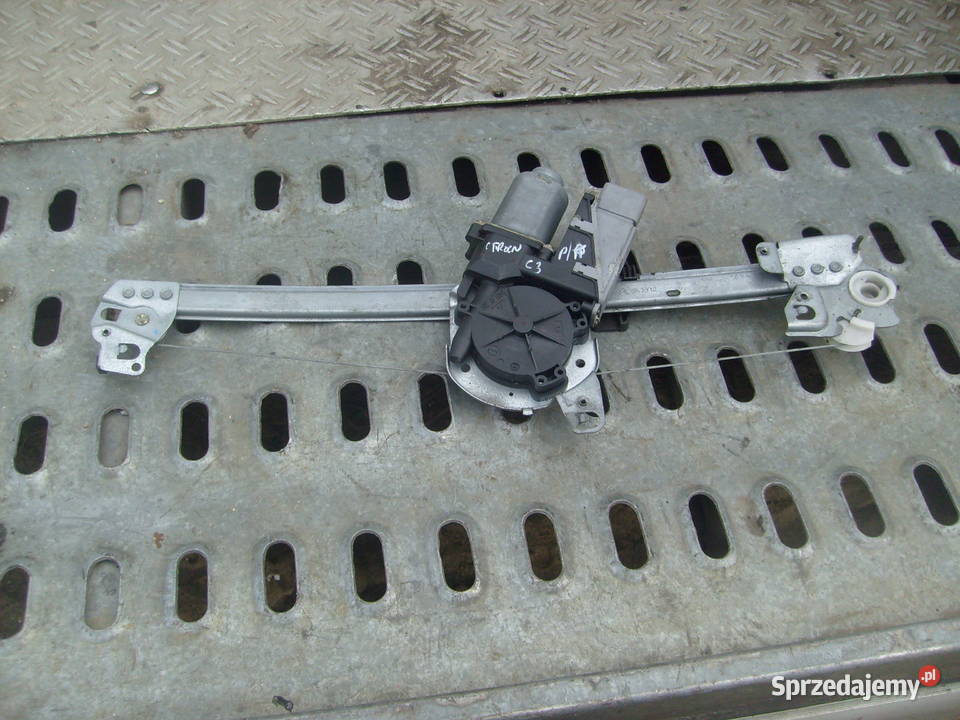 Mechanizm szyby prawy tył Citroen C3 II komplet Czersk