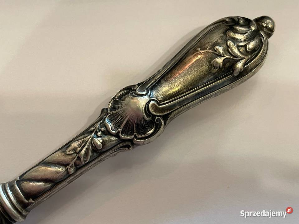 Łopatka do ciasta srebrzona secesja Kraków