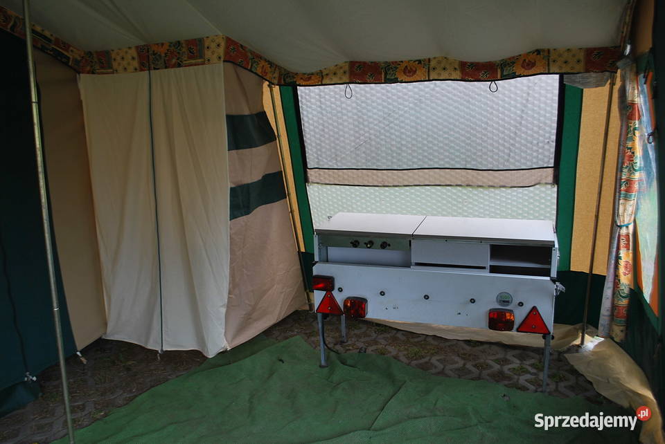 PRZYCZEPA KEMPINGOWA NAMIOTOWA CONWAY MIRAGE Rok produkcji 1998 Kempingowe mazowieckie Grzebowilk