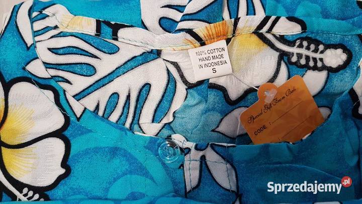 Tropikalny Koszula Plażowa z Bali Hippie Boho Kudowa-Zdrój