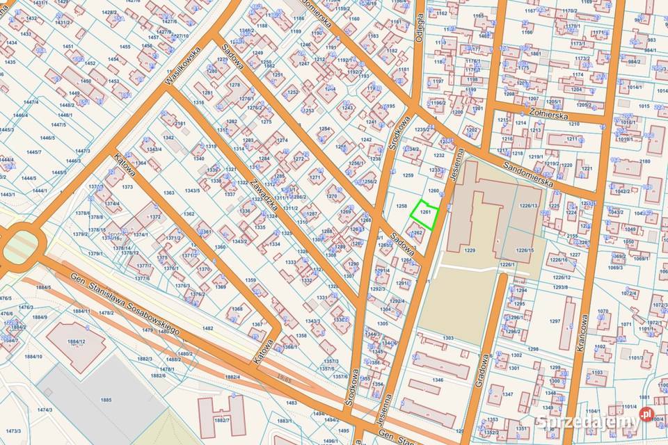 Działka 341 m2 w Białymstoku ulicy Jesiennej Białystok