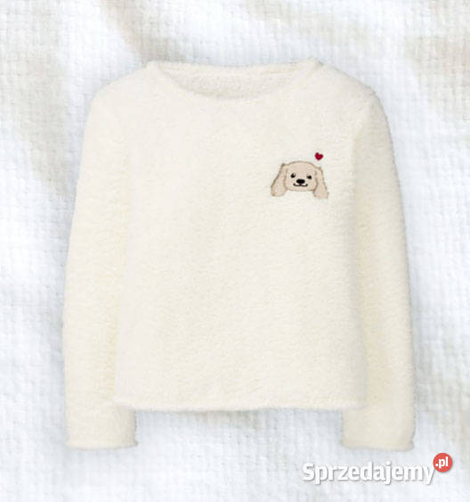 ciepła bluza z futerka kremowa bluza z misia Odzież sportowa podlaskie Białystok