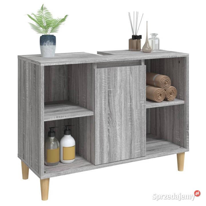 Szafka pod umywalkę szary dąb sonoma 80x33x60 mazowieckie Warszawa