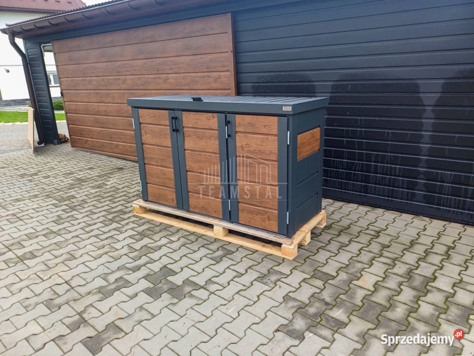 Zabudowa koszy na śmieci wiata obudowa Rzeszów