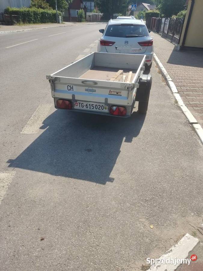Przyczepka westfalia Szwajcaria 1000 dmc na kat Susiec sprzedam