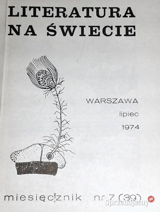 Literatura na świecie 7 39 1974 Pozostałe Chełm
