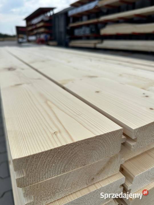 Deska deski podłogowa drewniana świerkowa świerk Prusice