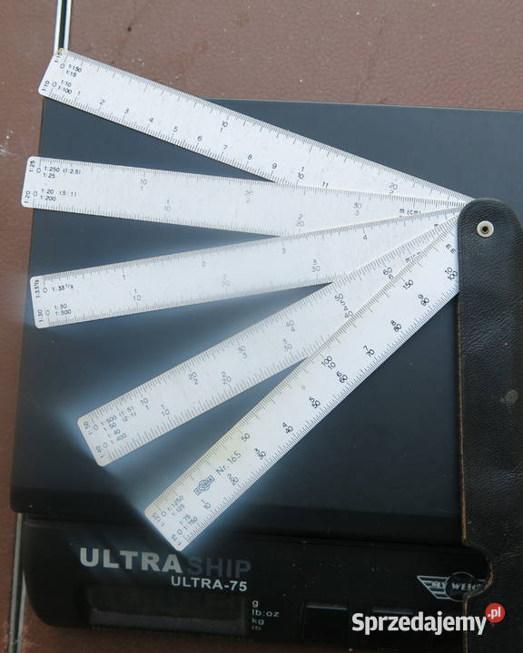 Zestaw 6 linijek Aristo RisbreitenMesser z 10 Kraków