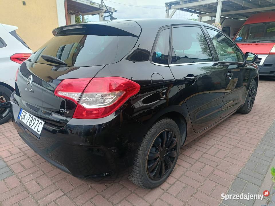 Citroen C4 16 Benzyna 2011r Sprawny czarny Bierawa