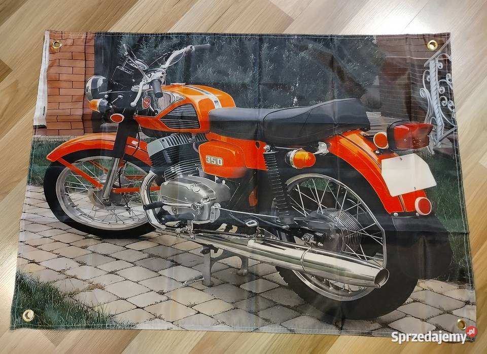 CZ350CZ175 Jawa 90x60 baner plakat do garażu Gniezno