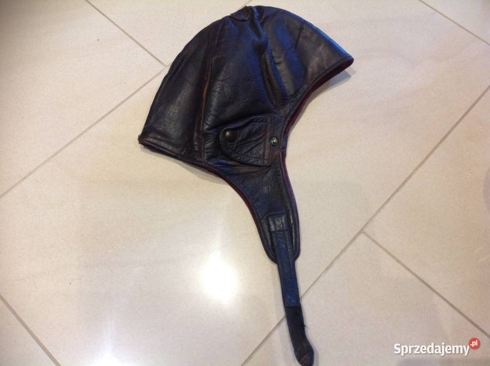 Stara Skórzana Pilotka Nakrycia głowy Nowa Sól sprzedam