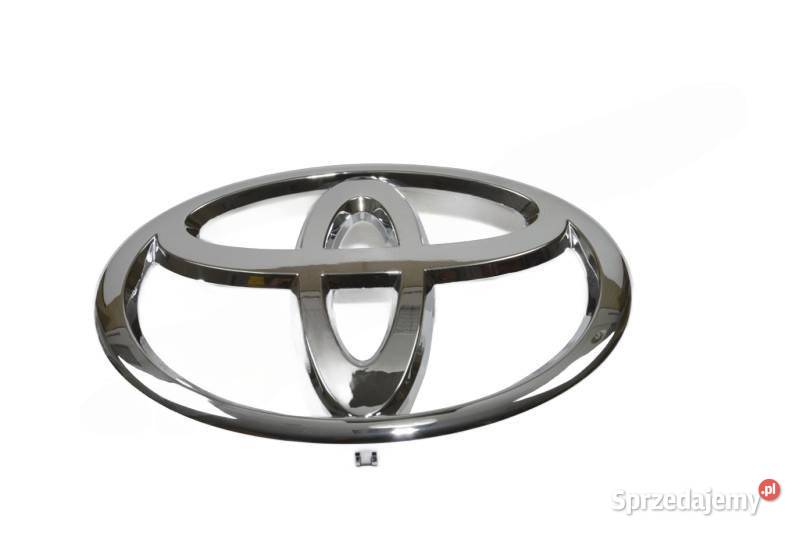 TOYOTA Aygo Chromowany emblemat logo przod Kąty Wrocławskie sprzedam