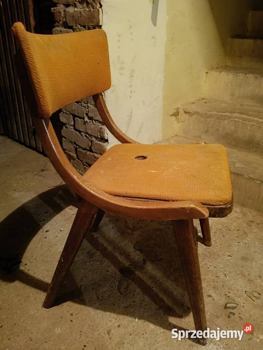 Krzesło skoczek PRL Głuchłaskie fabryki mebli