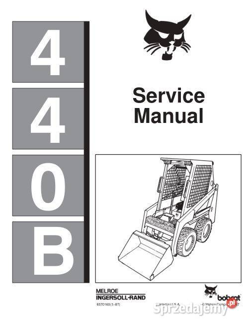 Bobcat E57W 440B 974 975 instrukcje naprawy Poradniki, albumy i reportaże Kielce