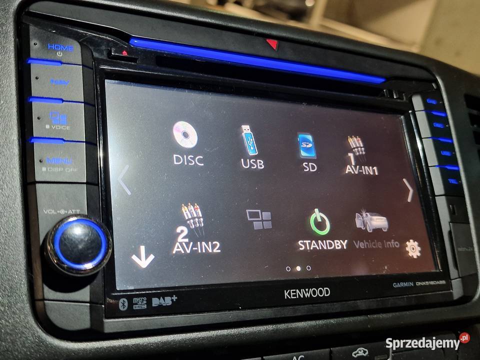 Kenwood DNX516DABS radionawigacja DAB Android