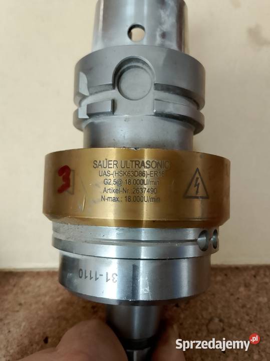 Trzpień Uchwyt Sauer Ultrasonic CNC Nowy Tomyśl