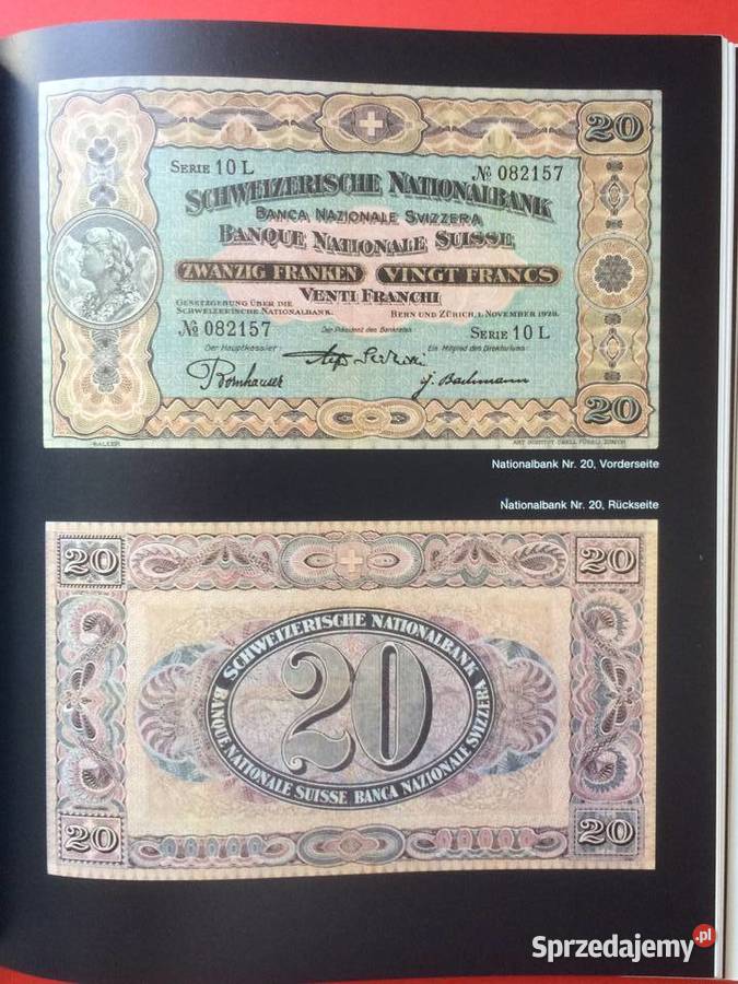 2852 Szwajcarskie Monety I Banknoty