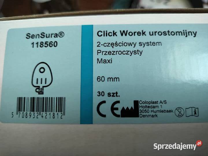 worki urostomijne coloplast maxi click 60mm Sprzęt rehabilitacyjny i ortopedyczny małopolskie Kęty