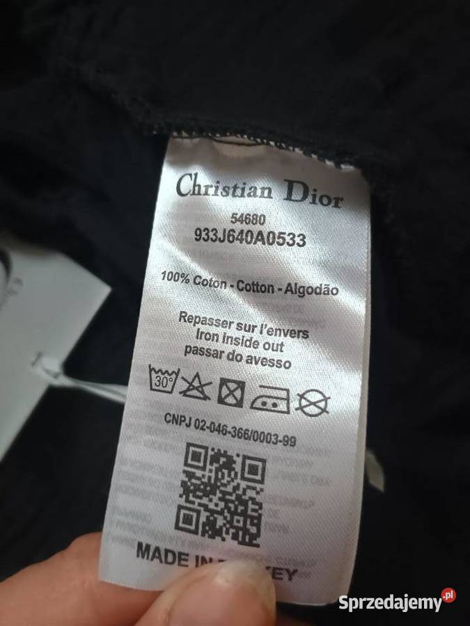 sukienka muślinowa Dior z metką Poznań