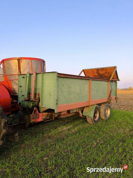 Przyczepa tandem do zboża 18t wywrotka Galewice sprzedam