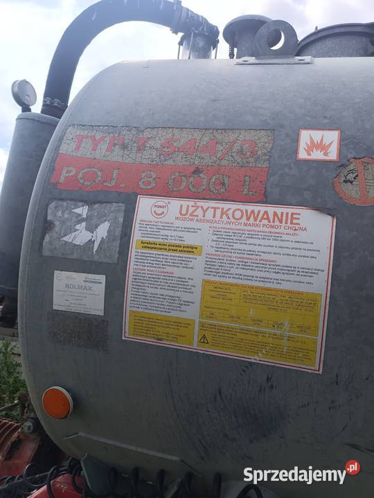 Pomot Chojna 8000l lubelskie Kostry