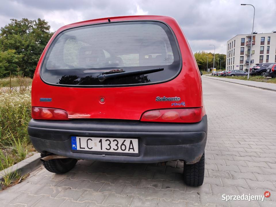 Fiat Seicento YOUNG 900 1999 rp 62 starszej Chełm