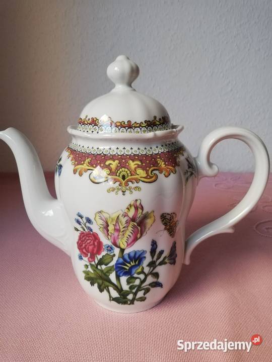 Porcelana Seltmann Weiden dzbanek z motylem Gorlice