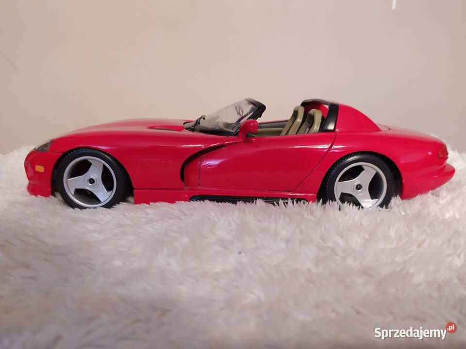 Dodge Viper czerwony 118 Bburago Kolekcje dolnośląskie Wrocław
