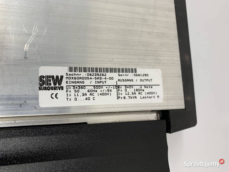 SEW Eurodrive MDX61B00555A340T Movidrive Warszawa sprzedam